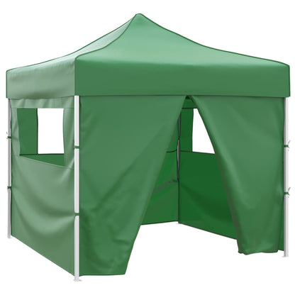 Tenda Pieghevole Verde 3 x 3 m con 4 Pareti | homemem39