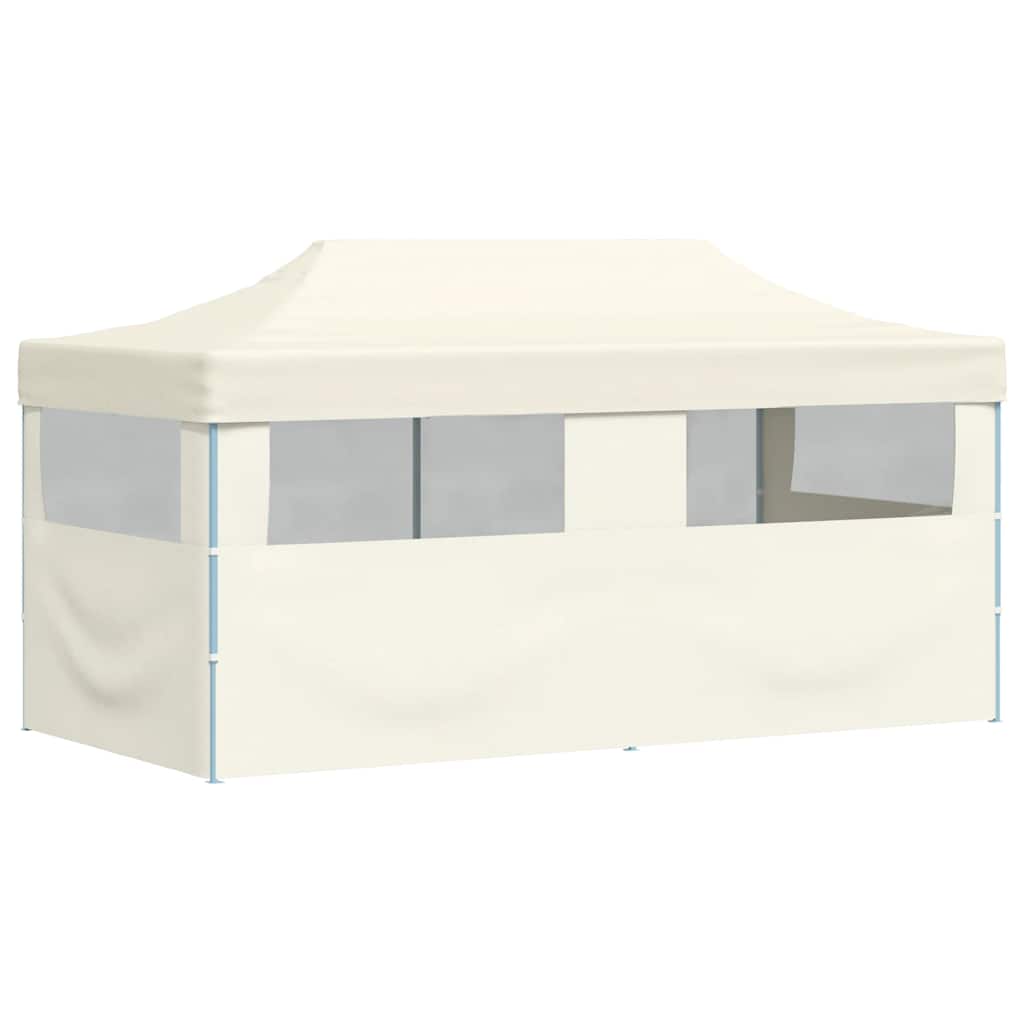 Tenda per Feste Pop-Up Pieghevole Crema 3 x 6 m