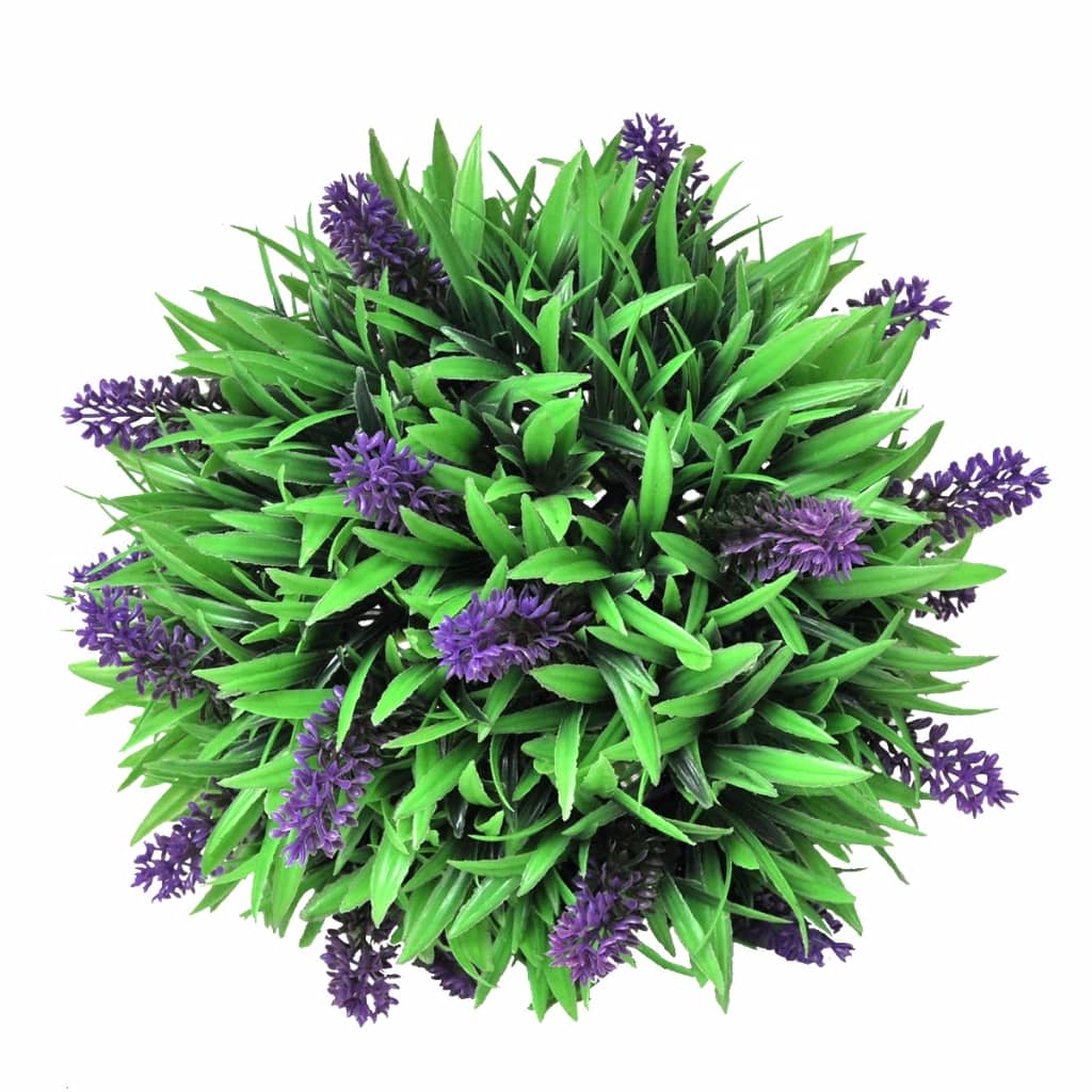 Set Palle di Bosso Artificiale 2 pz con Lavanda 28 cm | homemem39