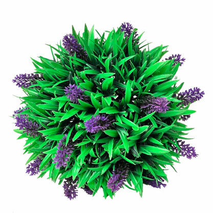 Set Palle di Bosso Artificiale 2 pz con Lavanda 28 cm | homemem39