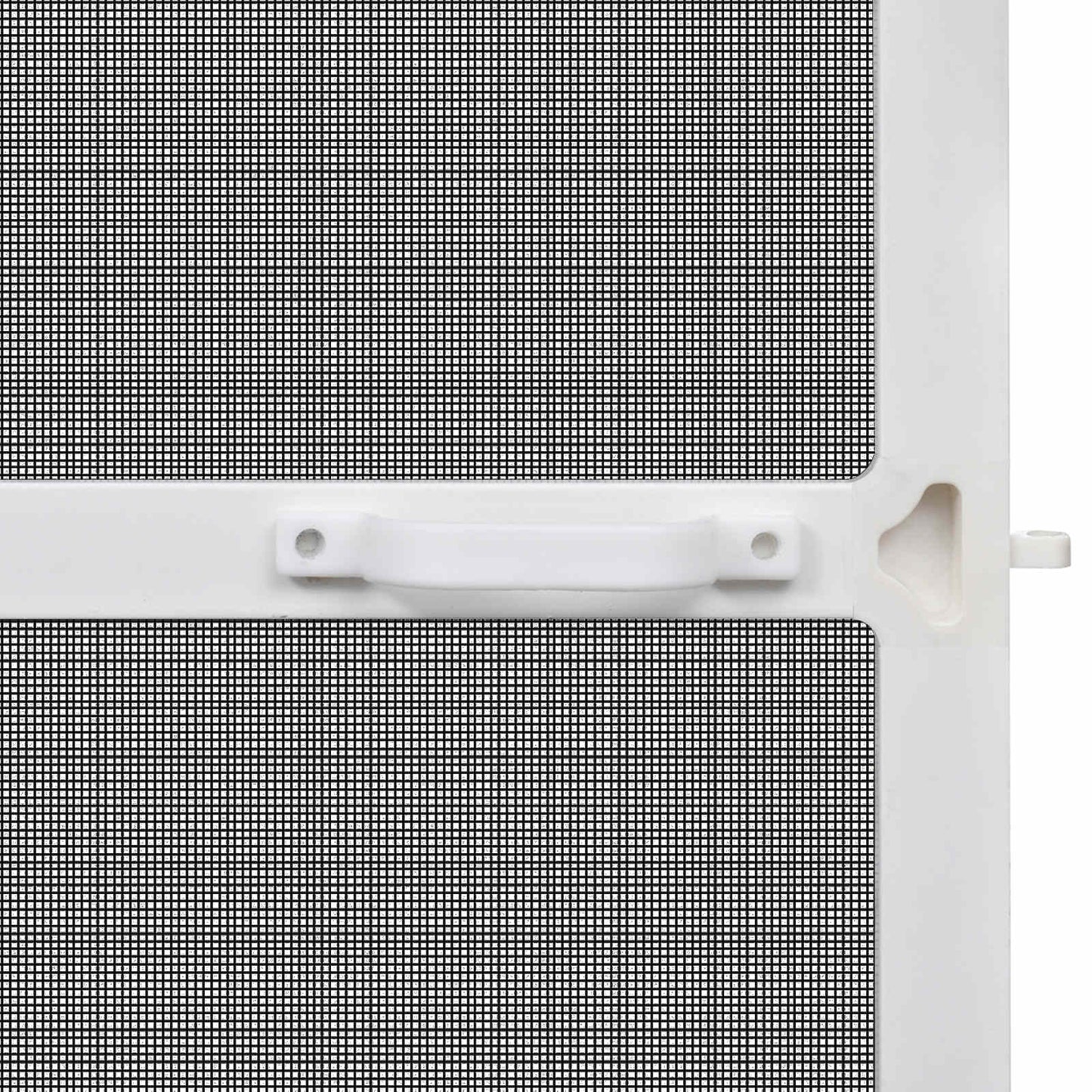 Schermo Insetti a Battente Bianco e Nero 100 x 215 cm | homemem39