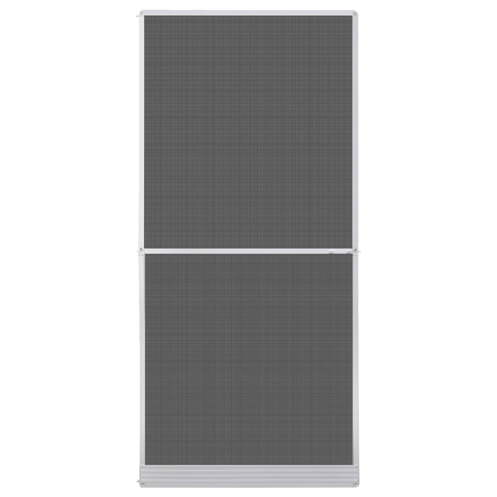 Schermo Insetti a Battente Bianco e Nero 100 x 215 cm | homemem39