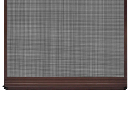 Schermo Insetti a Battente Marrone e Nero 100 x 215 cm | homemem39