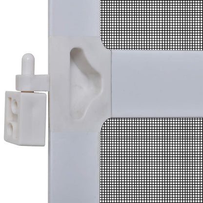 Schermo Insetti a Battente Bianco e Nero 120 x 240 cm | homemem39