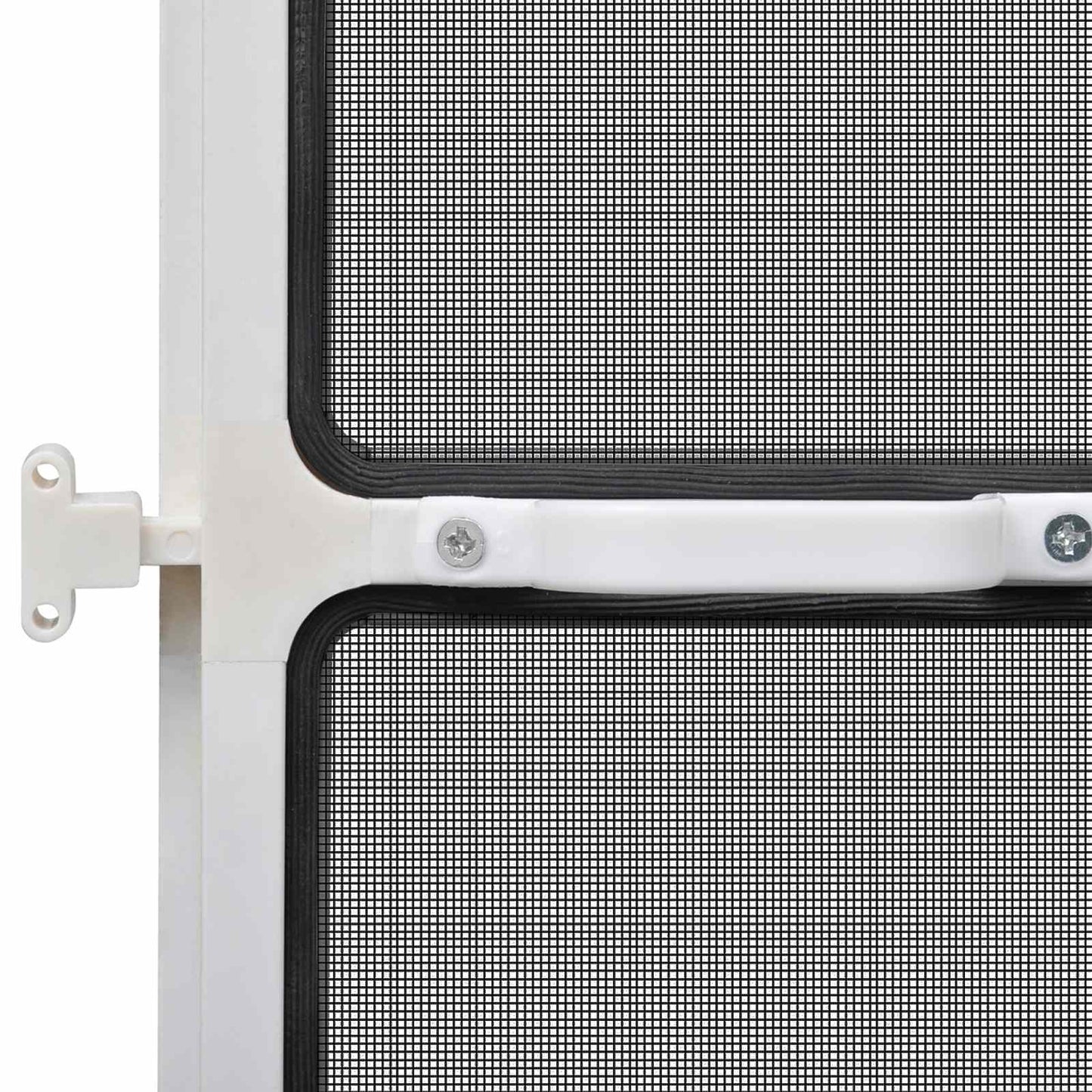Schermo Insetti a Battente Bianco e Nero 120 x 240 cm | homemem39