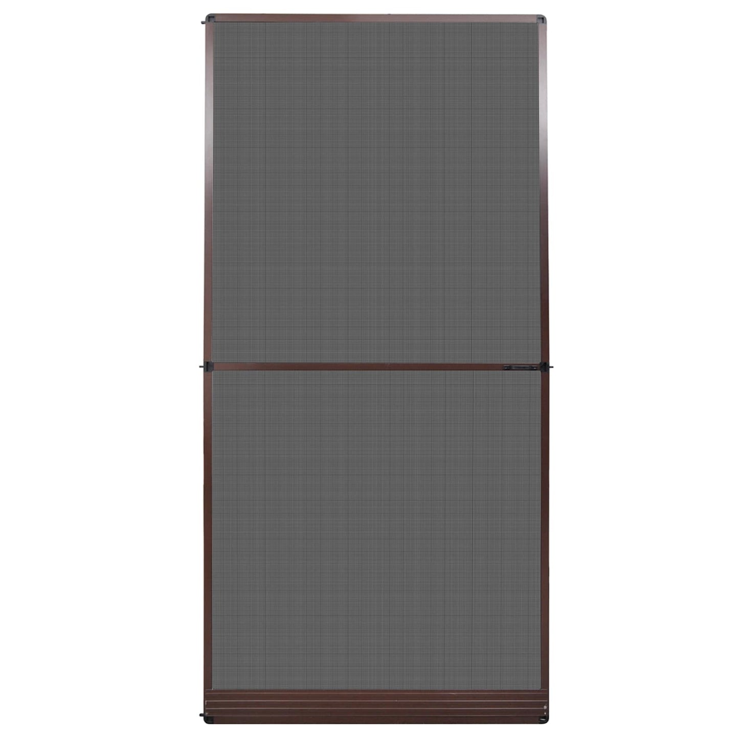 Schermo Insetti a Battente Marrone e Nero 120 x 240 cm | homemem39