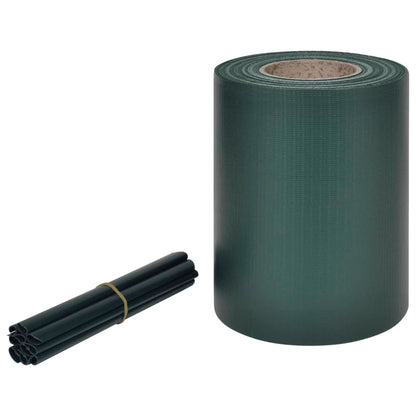 Recinzione Frangivento da Giardino PVC 70x0,19 m Verde