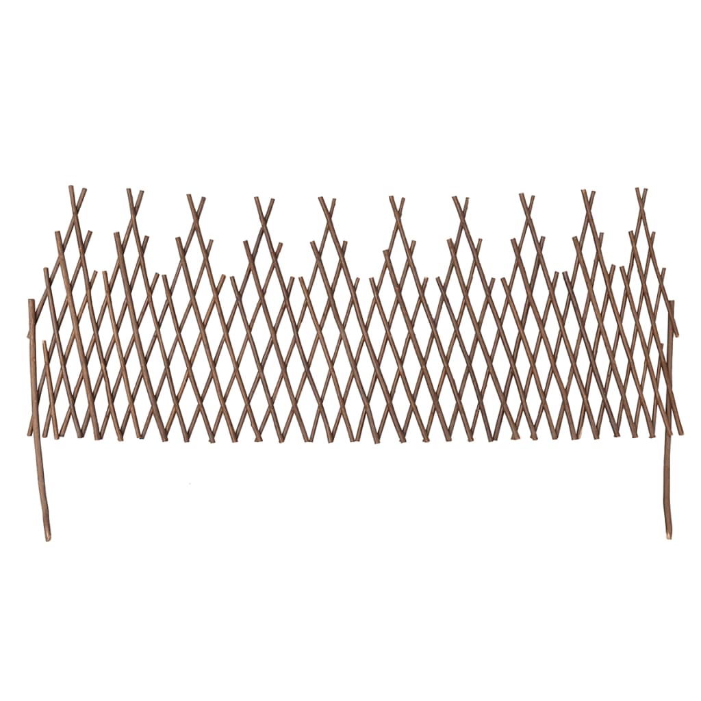 Recinzione a traliccio in salice 5 pz 170x37 cm | homemem39