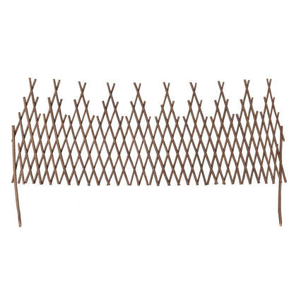 Recinzione a traliccio in salice 5 pz 170x37 cm | homemem39