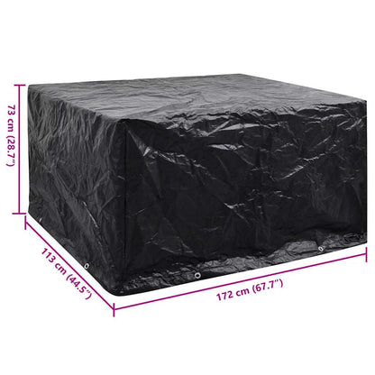 Copertura per Mobili da Giardino con 8 Occhielli 172x113x73 cm | homemem39