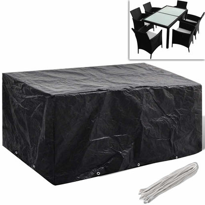 Copertura per Mobili da Giardino con 8 Occhielli 240x140x90 cm | homemem39