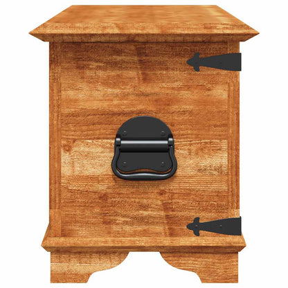 Cassapanca di Stoccaggio in Legno Ruvido di Mango