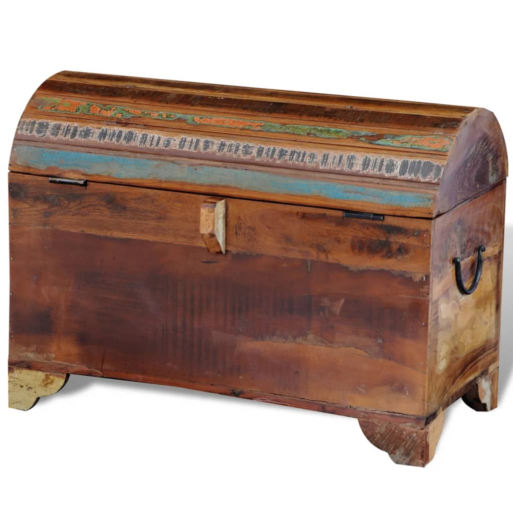 Cassa di Stoccaggio in Legno Massello di Recupero - homemem39