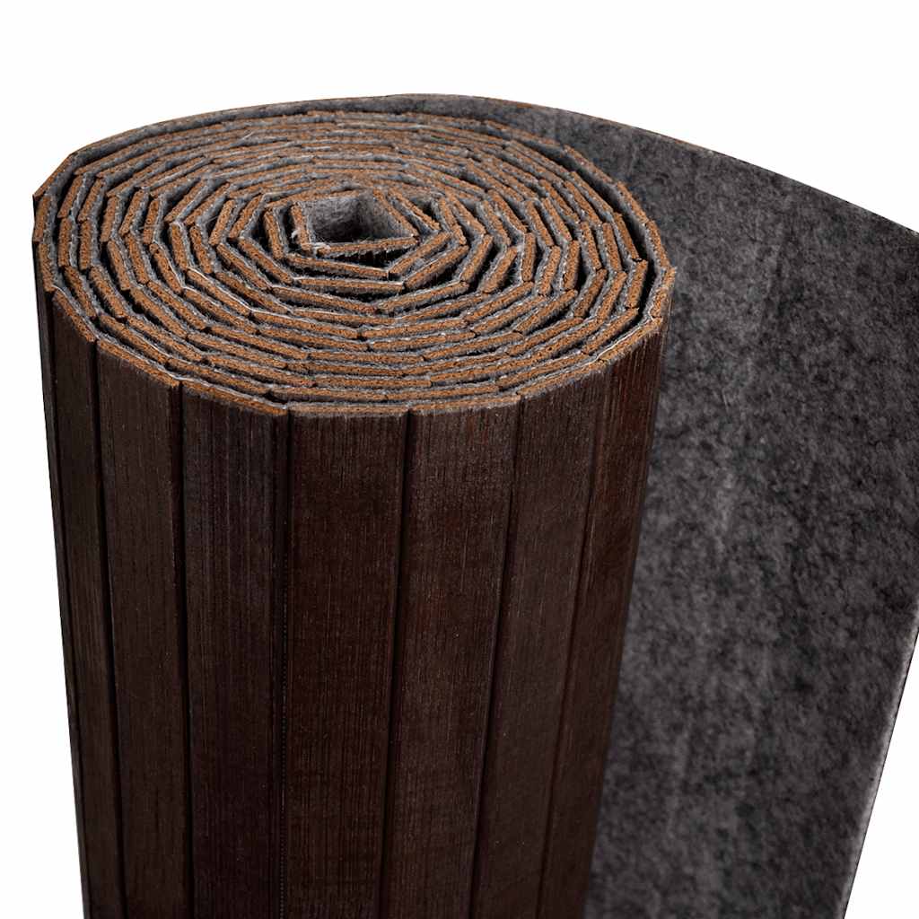 Pannello Divisore per la Stanza Bambù Marrone Scuro 250x165 cm - homemem39