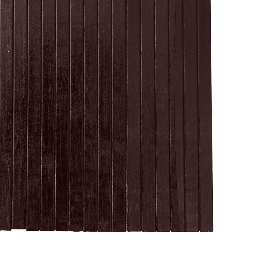 Pannello Divisore per la Stanza Bambù Marrone Scuro 250x165 cm - homemem39