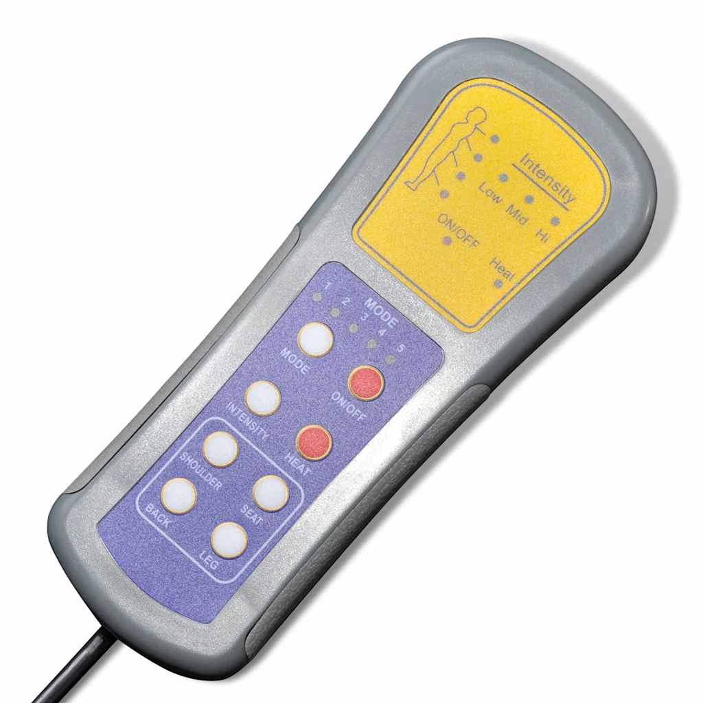 Poltrona Massaggiante Nera in Similpelle - homemem39