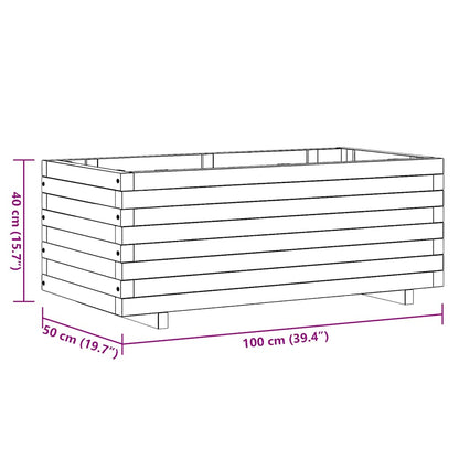 Letto Rialzato 100x50x40 cm in Legno Rettangolare - homemem39
