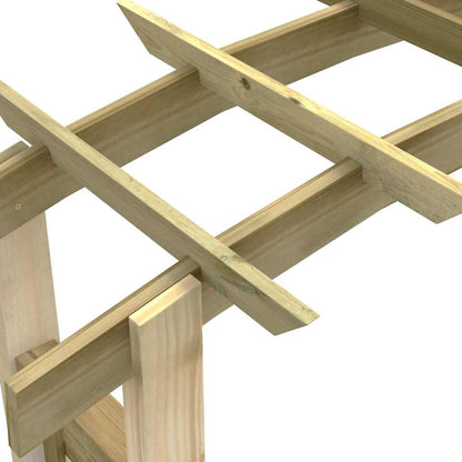 Arco a Traliccio 150x60x210 cm in Legno | homemem39