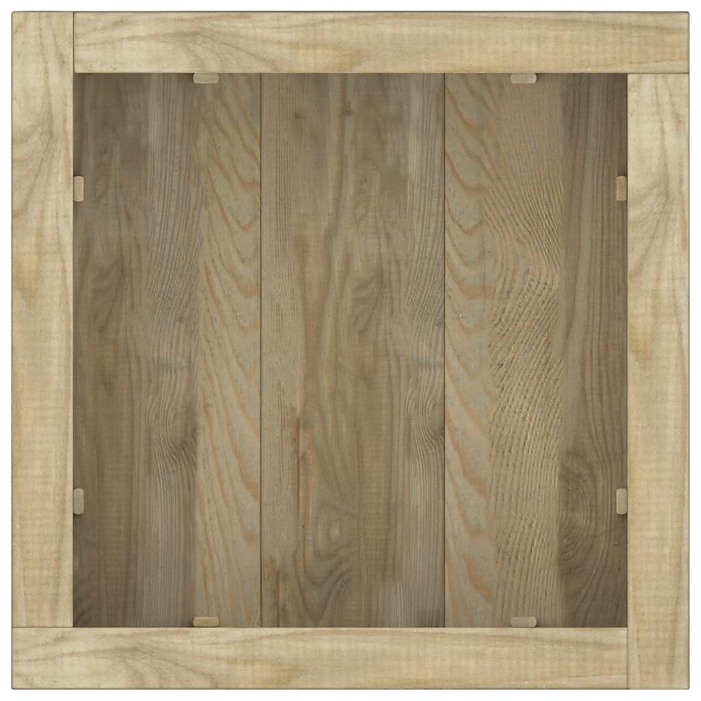 Letto Rialzato 50x50x40 cm Quadrato in Legno