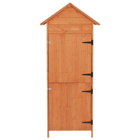 Armadietto da Giardino Marrone 42,5x64x190 cm - homemem39