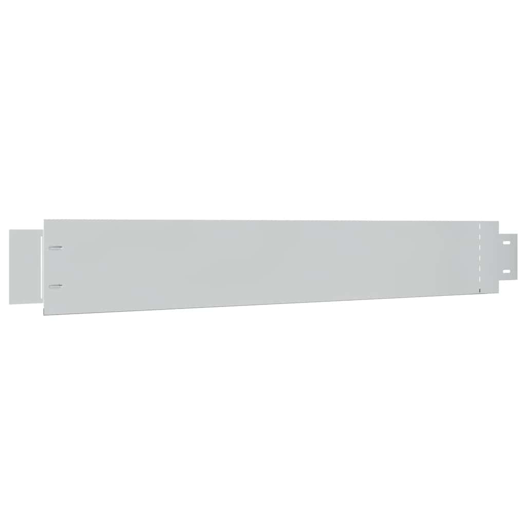 Set 20 pz Bordo Prato Flessibile in Acciaio Zincato 100 x 14 cm | homemem39