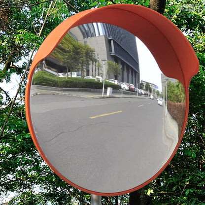Specchio per Traffico Convesso Plastica PC Arancione 45 cm | homemem39
