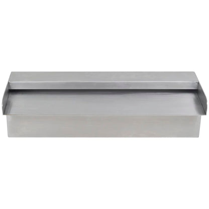 Fontana a Cascata per Giardino Rettangolare Acciaio Inox 30 cm - homemem39