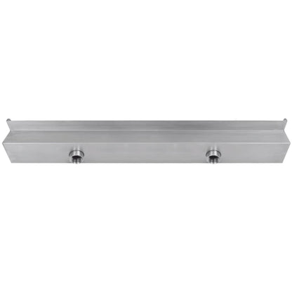 Cascata per Laghetto Rettangolare con LED in Acciaio Inox 90 cm - homemem39