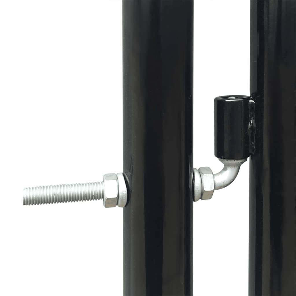 Cancello per Recinzione a una Porta Nero 300x125 cm | homemem39