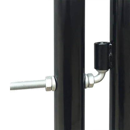 Cancello per Recinzione a una Porta Nero 300x150 cm | homemem39