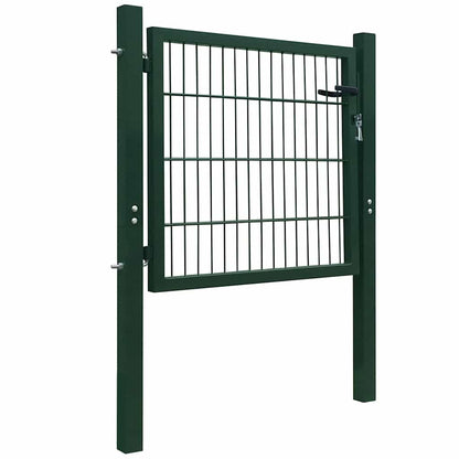 Cancello per Recinzione 2D (Singolo) Verde 100x80 cm | homemem39