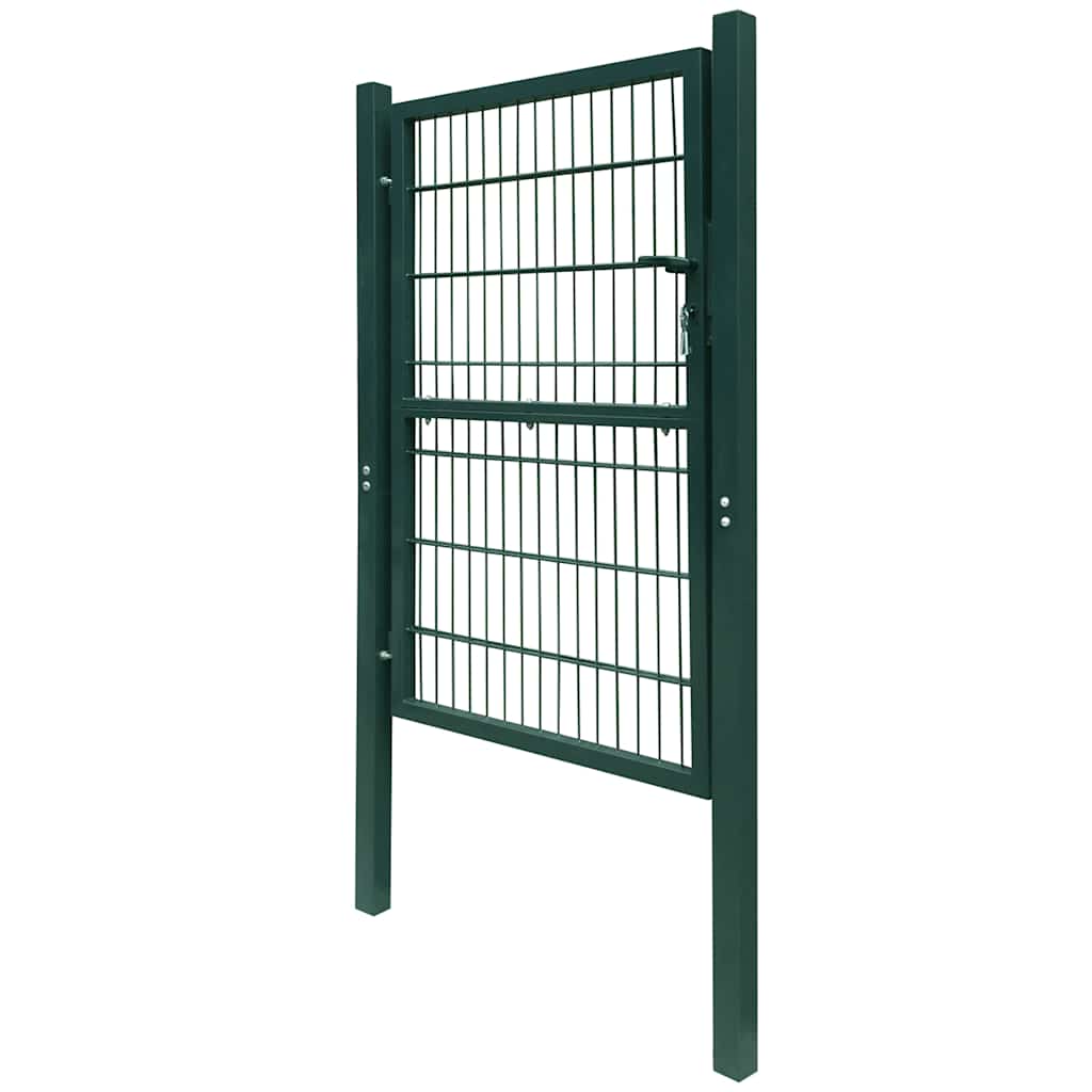 Cancello per Recinzione 2D (Singolo) Verde 100x120 cm | homemem39