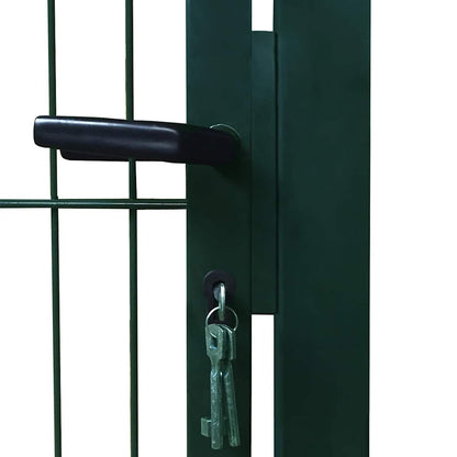 Cancello per Recinzione 2D (Singolo) Verde 100x120 cm | homemem39