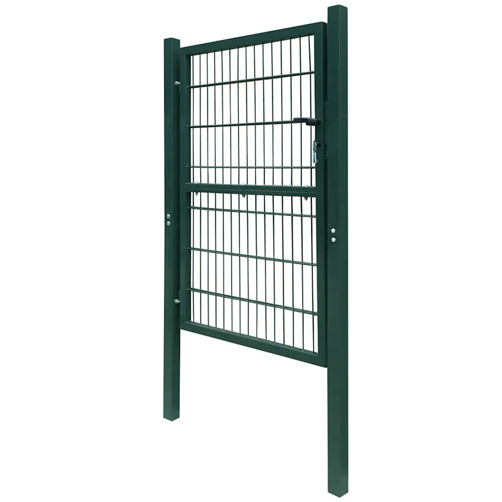 Cancello per Recinzione 2D (Singolo) Verde 100x140 cm | homemem39