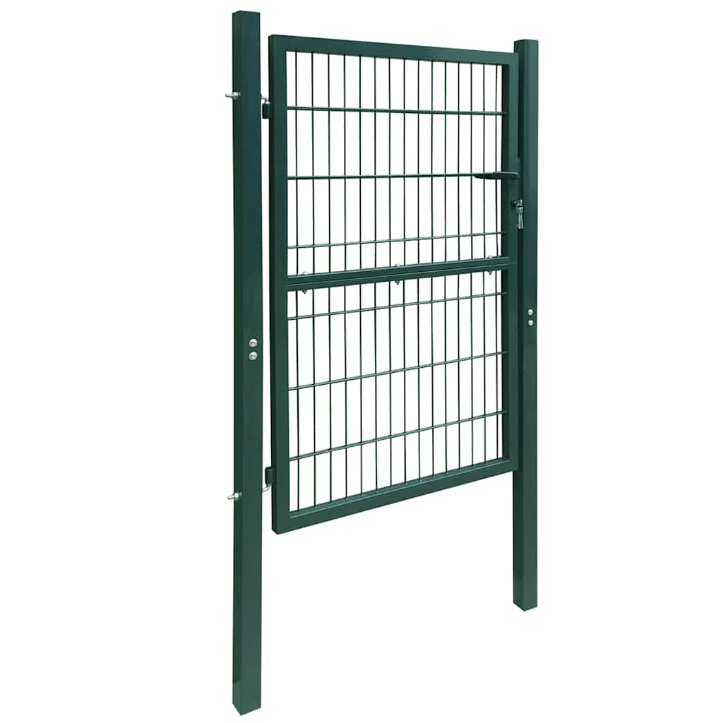 Cancello per Recinzione 2D (Singolo) Verde 100x180 cm | homemem39