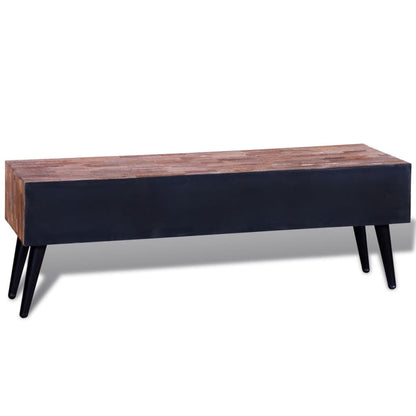 Consolle TV con 4 Cassetti in Legno di Recupero di Teak - homemem39