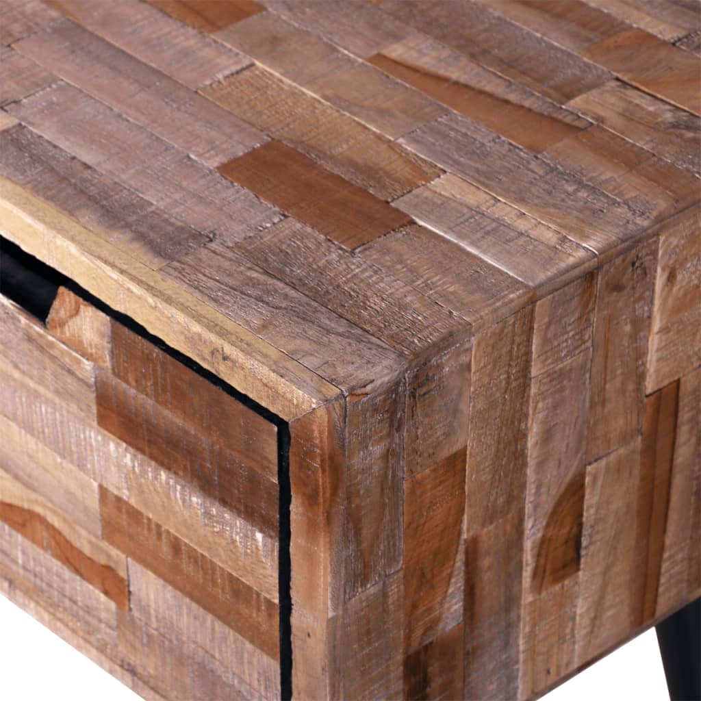 Consolle TV con 4 Cassetti in Legno di Recupero di Teak - homemem39