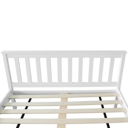 Letto con Materasso in Massello di Pino 140x200 cm | homemem39