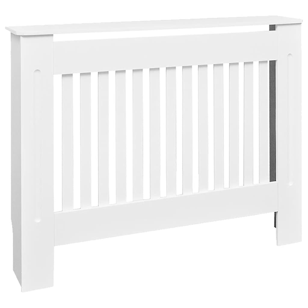 Armadietto Copritermosifone in MDF Bianco 112 cm - homemem39