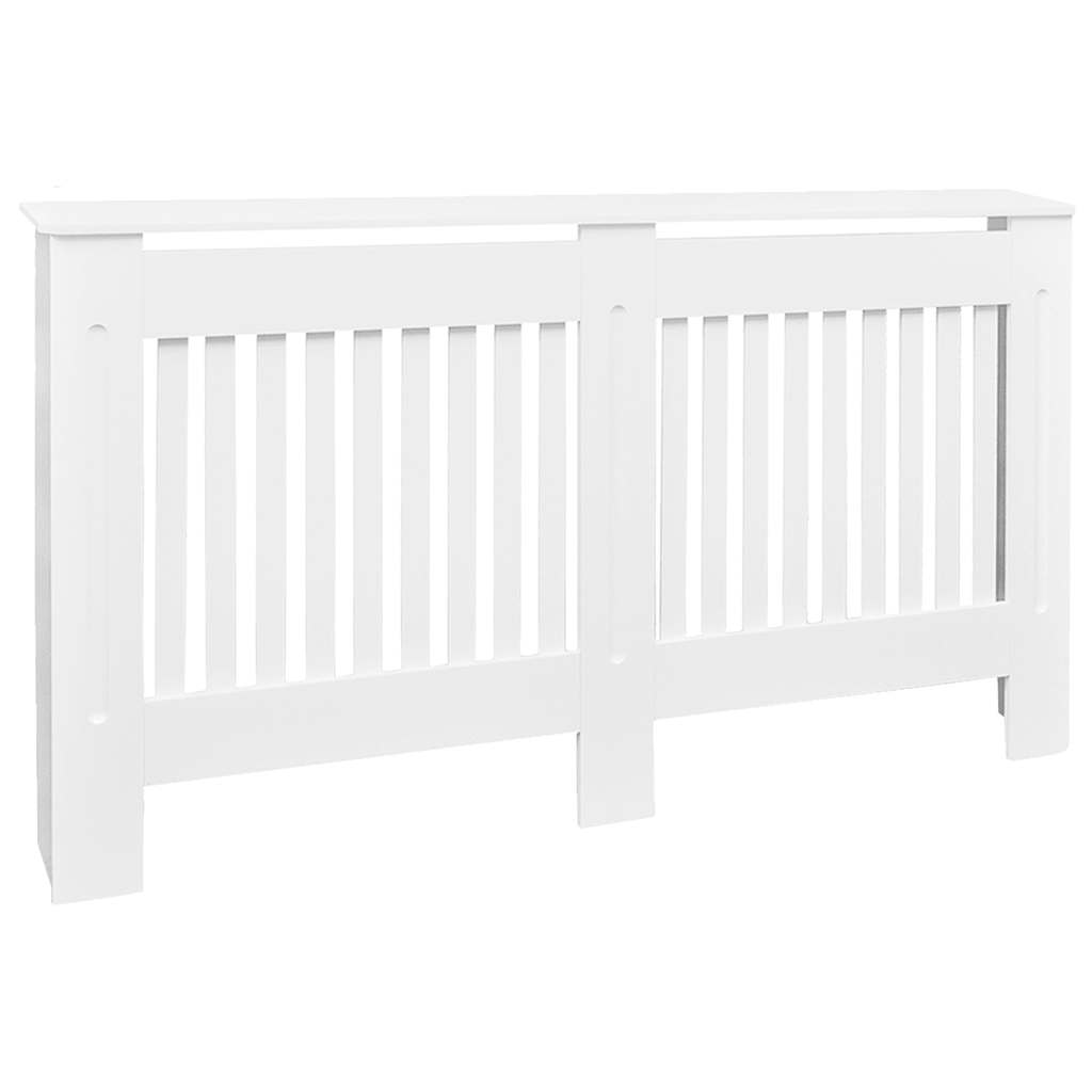 Armadietto Copritermosifone in MDF Bianco 152 cm - homemem39