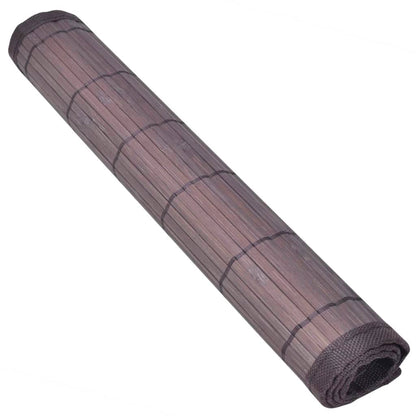 Tovagliette in Bambù 6 pz 30 x 45 cm Marrone Scuro | homemem39