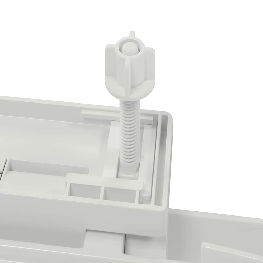 Copriwater a Chiusura Ammortizzata Bianco Quadrato