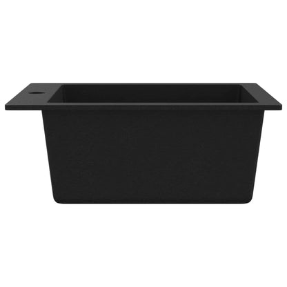 Lavandino Cucina Granito Nero solo Lavello ad Incasso - homemem39