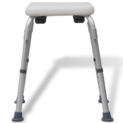Sedia da Doccia in Alluminio Bianca - homemem39