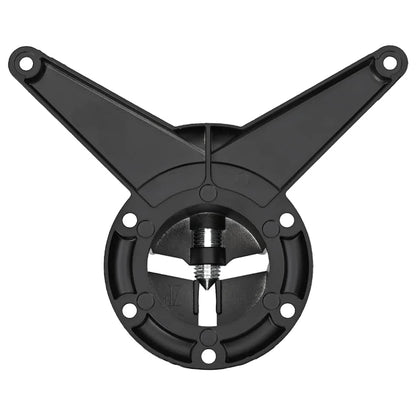 Set Gambe per Tavolo 4 pz Nere Regolabili in Altezza 710 mm