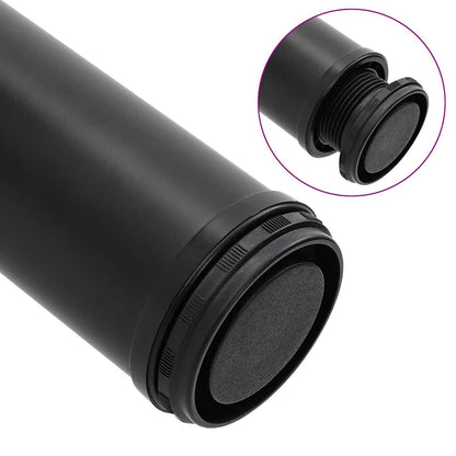 Gambe Tavolo 4 pz Regolabili Nere 1100 mm