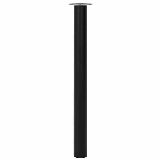 Gambe Telescopiche per Tavolo 2 pz Nere 710 mm-1100 mm | homemem39