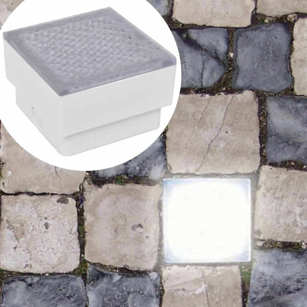Luci Calpestabili 2 pz a LED 100 x 100 x 68 mm | homemem39