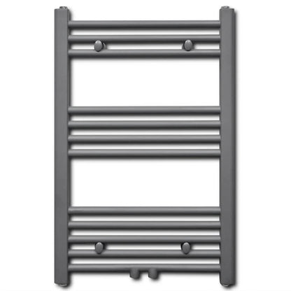 Radiatore Centrale Portasciugamano Dritto Grigio 500 x 764 mm - homemem39