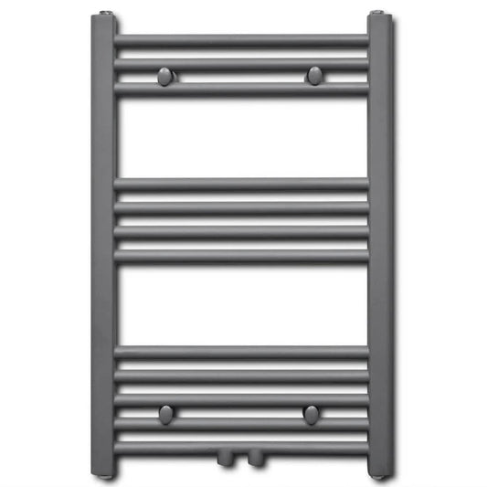 Radiatore Centrale Portasciugamano Dritto Grigio 500 x 764 mm - homemem39